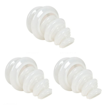 Witte vacuümblikken massage siliconen cupping vochtabsorber 4 stuks