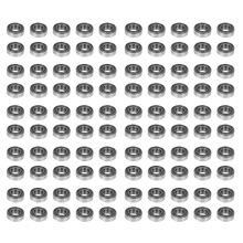 10 stuks miniatuur rubberen afgedichte metalen kogellagers model 37 MR126 ZZ