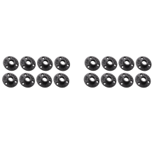 Flange de tubo de ferro fundido maleável de 3/4 polegadas, tubo preto de 3/4 polegadas
