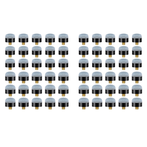 30Pcs 12 mm/13 mm Billiard Pool Cue Stick Tips Screw on Tips Ferrules