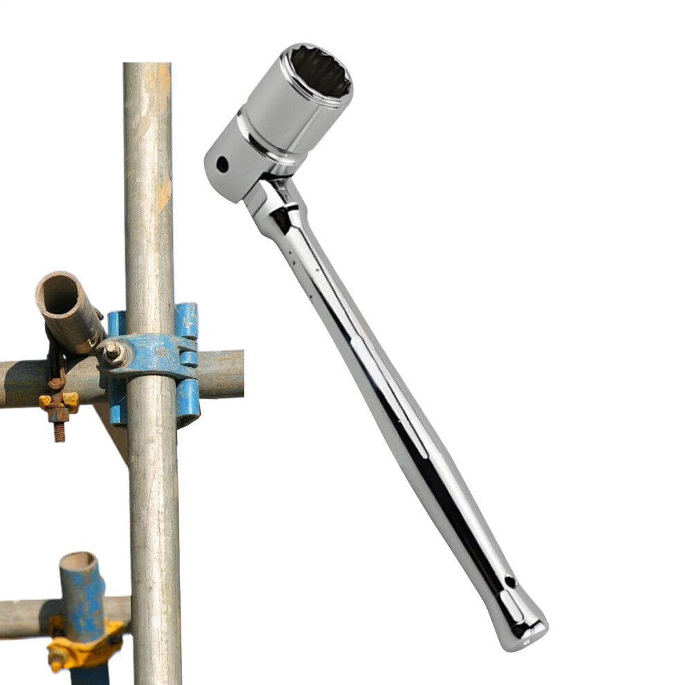 Scaffold Ratchet Wrench 12-Point Ratchet Spanner For Scaffolding, Professional Tool For On-Site Repair And Builders 6947110107332