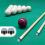 30Pcs 12 mm/13 mm Billiard Pool Cue Stick Tips Screw on Tips Ferrules 3