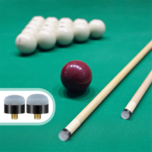 30Pcs 12 mm/13 mm Billiard Pool Cue Stick Tips Screw on Tips Ferrules 2