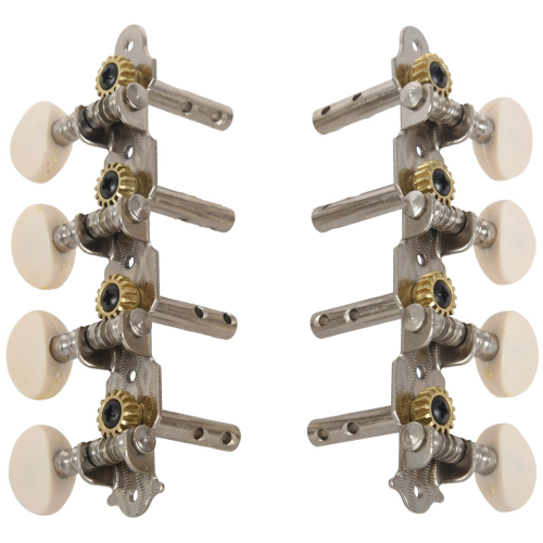 Machines Tuners Pegs Tuning Key with Pearl Knobs 4L+4R for Mandolin 2