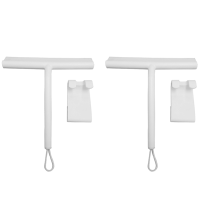 Silicone Shower Squeegee with Hook & Lanyard,for Bathroom, Door, Car