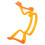 Collimateur d'archet pour violon 4/4 4/3 1/2 orange 12