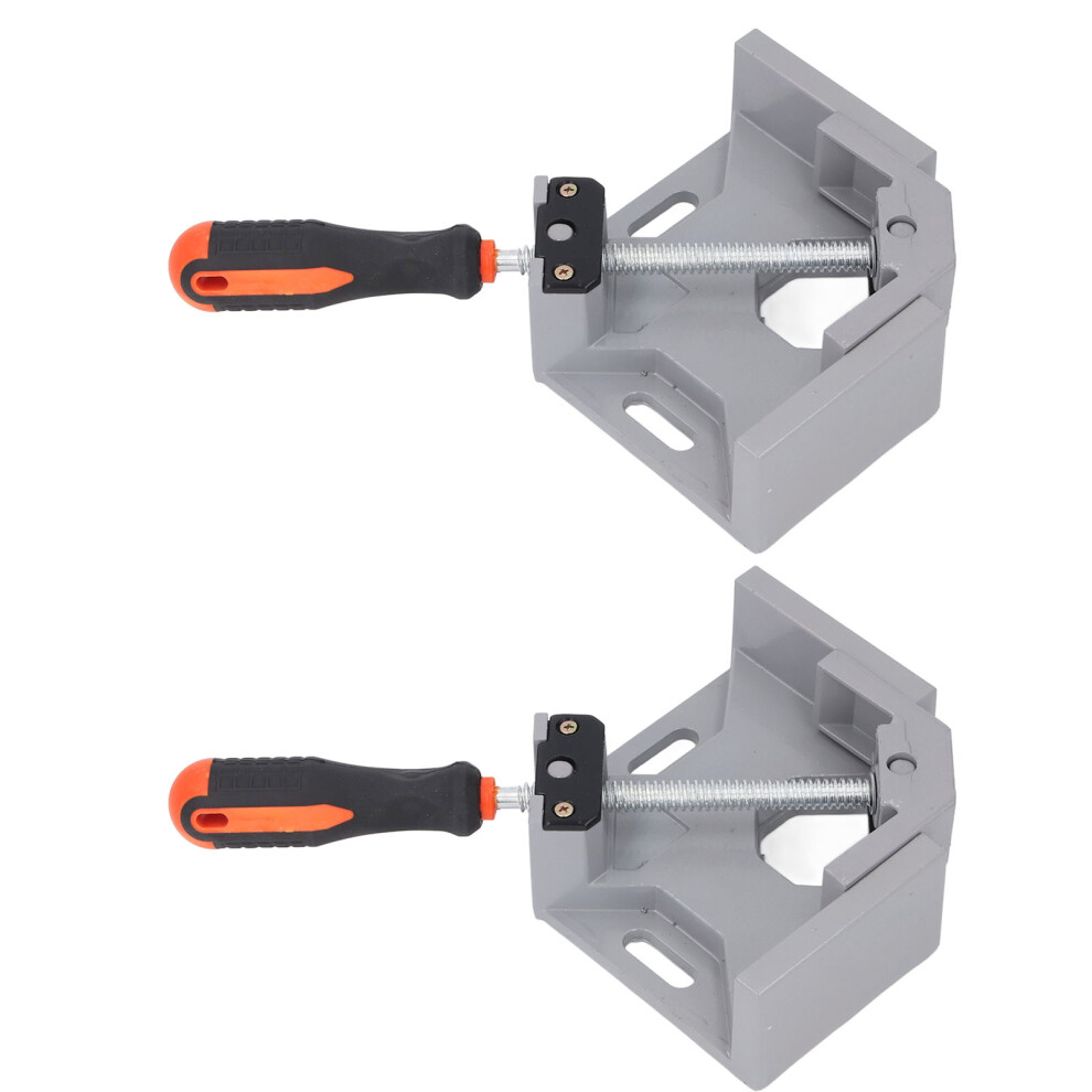 2Pcs Aluminum Corner Clamps 90 Right Angle Woodworking Jig For Picture Frames 8451340687864