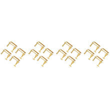 4 peças de afinadores finos para violino dourado, cordas para violino 4/4