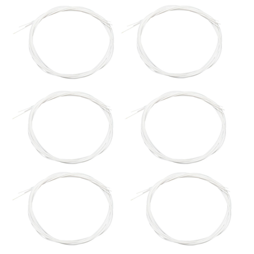 4 peças de reposição de nylon branco para 21 polegadas, 23 polegadas e 26 polegadas