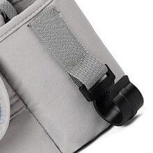 Baby Kinderwagen Aufbewahrungstasche Kinderbuggy Organizer Multifunktionale Tragbare Hängtasche für Flaschenset Grau