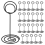 24 Pack Table Number Holder Wedding Table Name Card Holder Clips 2