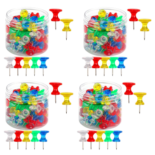 100-Pack Large Thumbtacks for Cork Board Bulletin Board