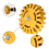 Eraser Wheel Decal Remover with Blades and Drill Adapter 5