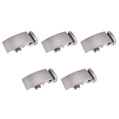Men's Solid Buckle Automatic Ratchet Leather Belt Buckle