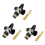 Mouthpiece Kit,Includes Ligature+Clarinet 2.5+Black Clarinet Cap 1