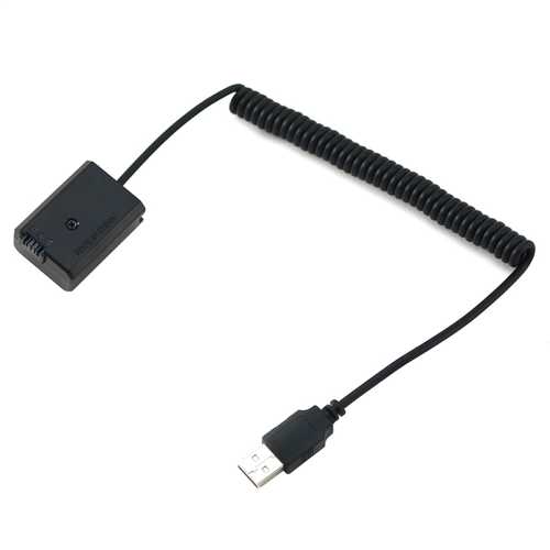 Kabel USB do ładowania NP-FW50, sprężyna akumulatora, atrapa do A7 A7R 2