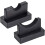 Baseball Bat Stand, Soft Lining Holder for Space Saving Display, Multifunctional Black Bat Rack for Bookshelf Organization 5