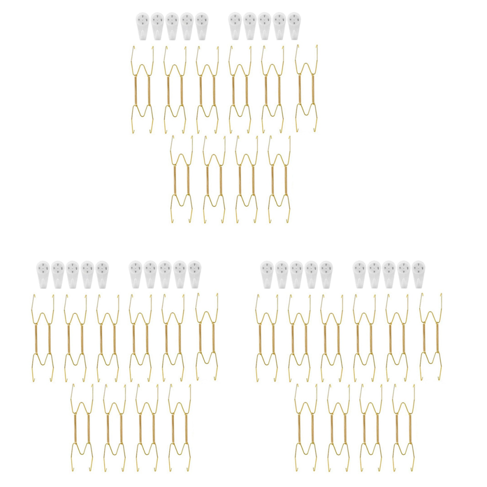 Ganci Per Piatti In Acciaio Inossidabile Per Supporto Da Parete Con 10 Ganci Da Parete