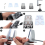 2 Pcs Office Desk Divider Clamp Privacy Screen Clip Holder -Silver 6