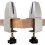 2 Pcs Office Desk Divider Clamp Privacy Screen Clip Holder -Silver 7