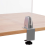 2 Pcs Office Desk Divider Clamp Privacy Screen Clip Holder -Silver 2