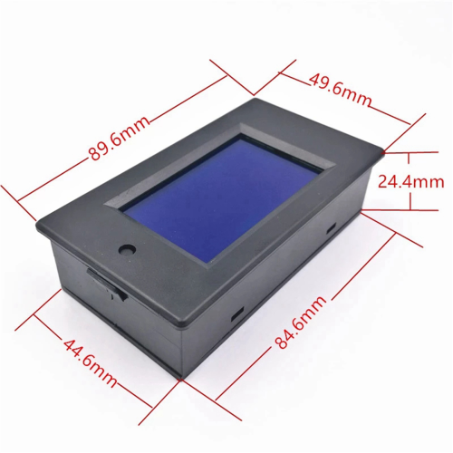 Amperímetro e voltímetro digital com display LCD AC 80-260V 100A PZEM-061 2