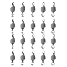 Mosquetão retrátil de metal resistente para chaveiro, cinto, crachá, clipe