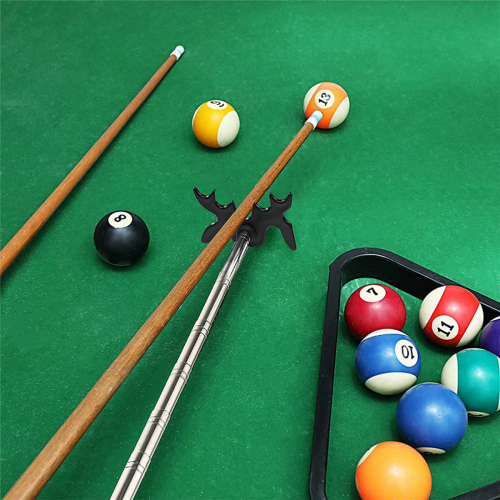Billiard Cue Stick Bridge with Bridge Head, for Pool Table, Black 1