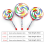 Orff Instruments Lollipop Drums 6/8/10 Inch Drie Maten Handtrommel 4