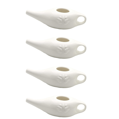 Neti Pot in ceramica da 250 ml, bianco