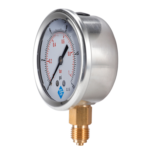 Μανόμετρο χαμηλής πίεσης 0-1Bar 0- 15PSI 1/4 ίντσας 68mm Dial 2