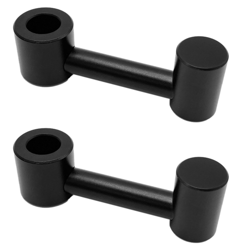New Concealed Aluminum Alloy Car Headrest Bar Hook(Black)