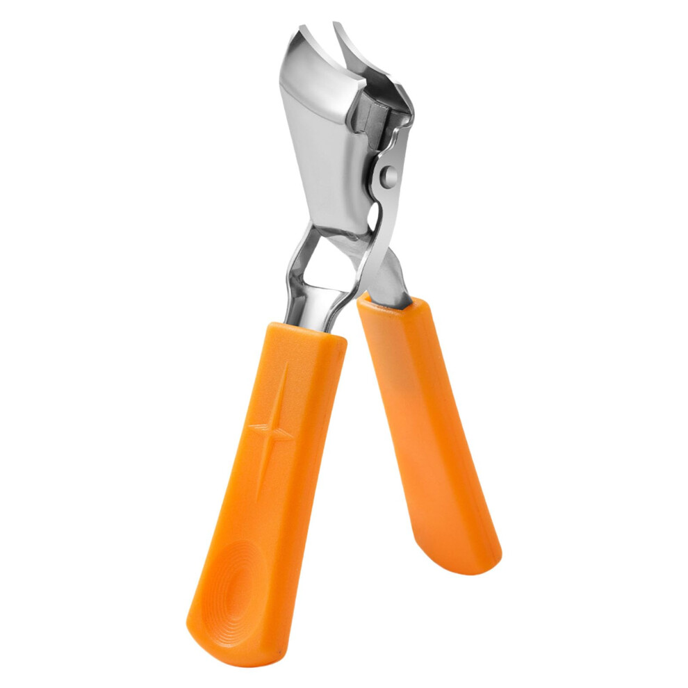 Stainless Steel Nail Nipper Set for Fingernails and Toenails, Curved Edge Nail Clipper for Pedicure and Manicure