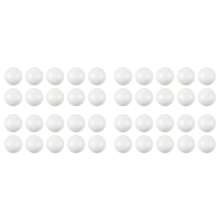 10x Decoração Modelagem Artesanato Bola de Espuma de Poliestireno Esfera 6cm-Branco