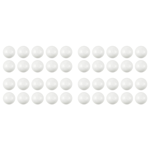 10x Decoration Modelling Craft Polystyrene Foam Ball Sphere 6cm-White
