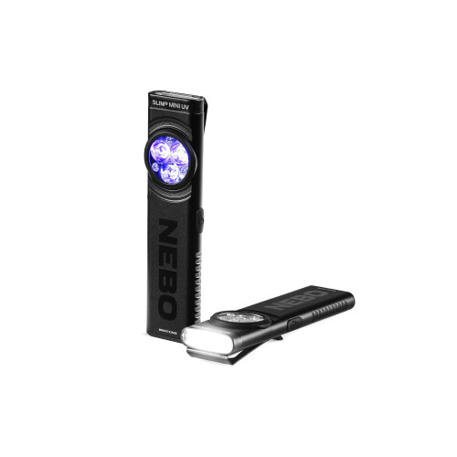 Nebo Slim Mini UV Rechargeable LED Flashlight (Black) 150 Lm 1