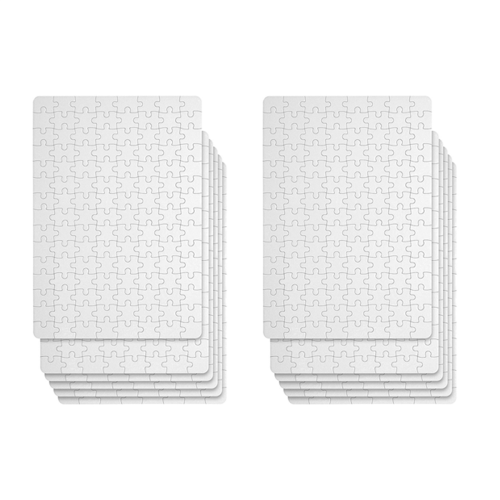 Prázdne puzzle pre sublimačnú termotlač A4