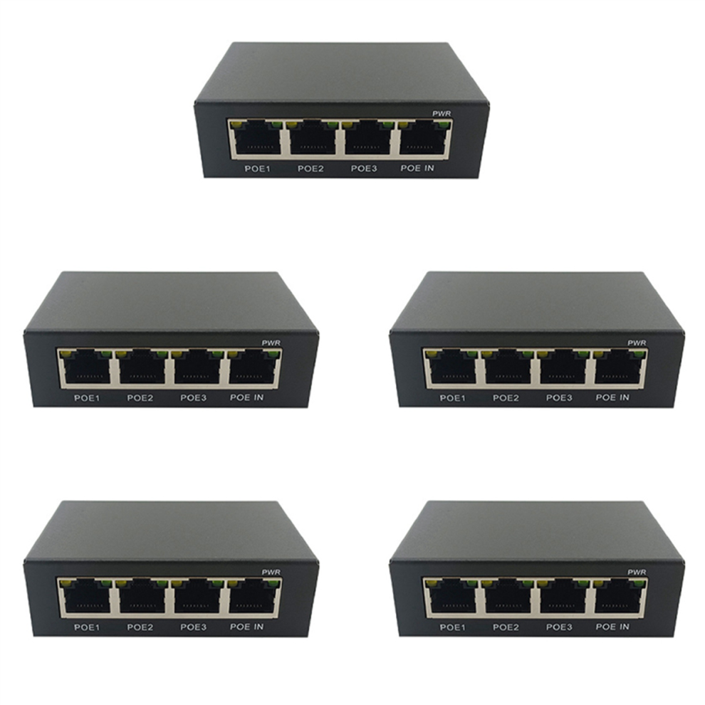 4 Port Gigabit Poe Extender 100/1000M Network Switch Extender 4711211916870