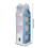 Living And Home (White+Blue) 5-Tier Castle Kids Rotating Bookshelf 7