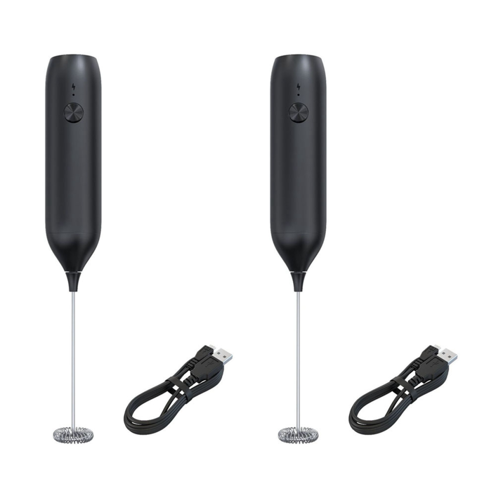Draagbare Elektrische Melkopschuimer Usb Oplaadbare Mini-Schuimdrankmixer-image