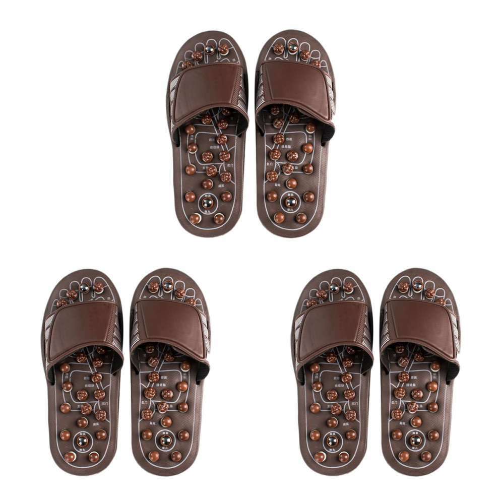 Masajeador De Pies Con AcupresióN, Zapatillas De Masaje, Sandalias De ReflexologíA, Talla M-image