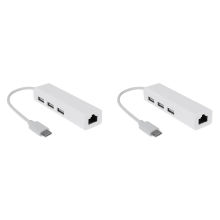 Kabel USB-C USB 3.1 typu C do USB RJ45 Ethernet LAN Adapter Hub