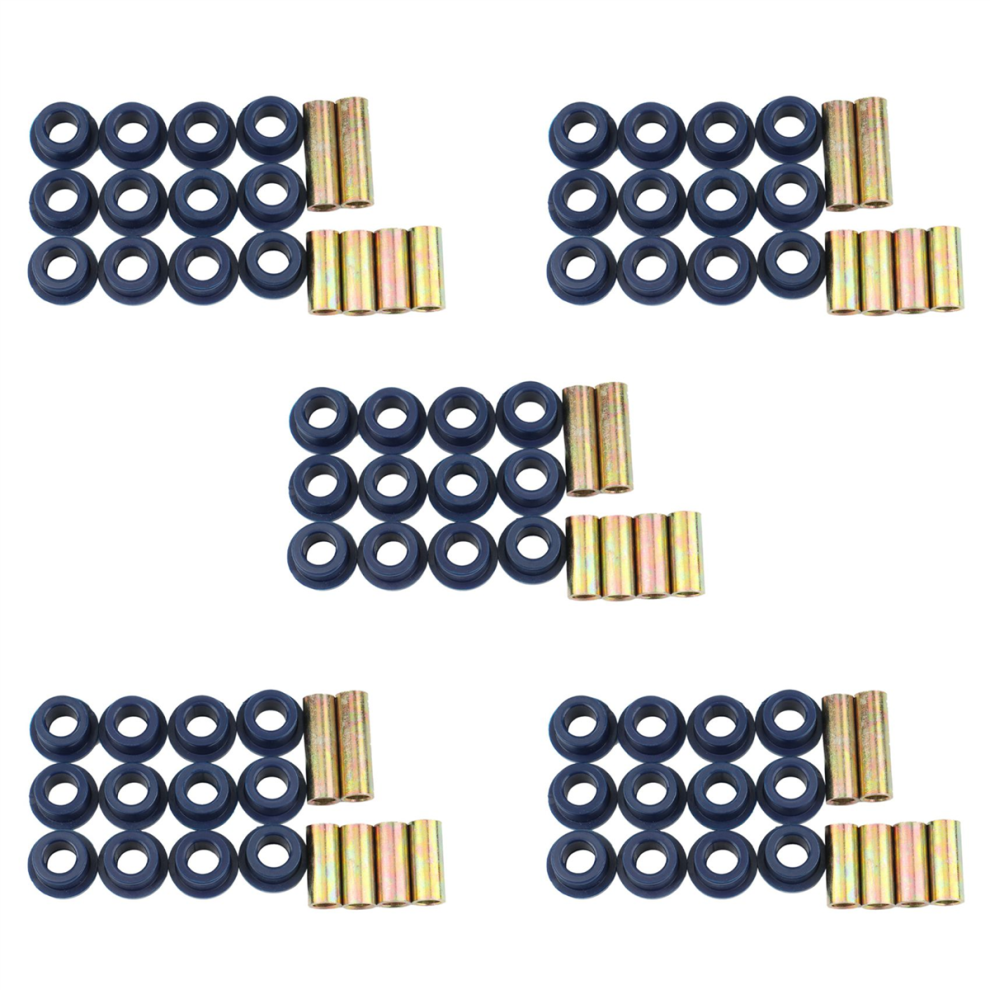 Vordere Untere Feder + Vordere Obere A-Arm-AufhäNgungsbuchsen-Kits, Blau-image