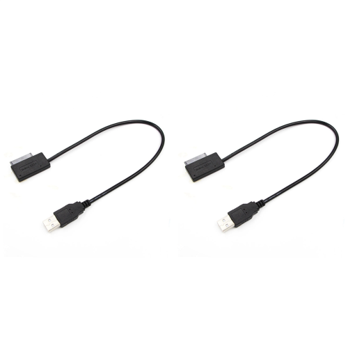 Μετατροπέας USB 35cm για PC 6P+7P CD DVD Rom SATA σε USB 2.0
