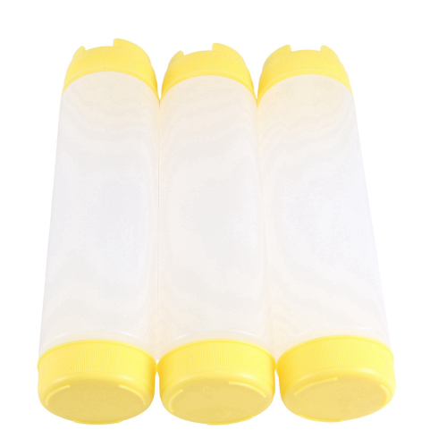 16Oz Inverted Plastic Squeeze Bottles, Refillable Tip Large Valve 2