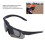 Impact Goggles UV400 transparente gelbe Linsen 9