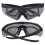 Impact Goggles UV400 transparente gelbe Linsen 14