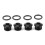 6AN Male Hex Head Socket with ORing Kit Aluminium Alloy Black Anodized 3