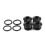6AN Male Hex Head Socket with ORing Kit Aluminium Alloy Black Anodized 11