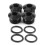 6AN Male Hex Head Socket with ORing Kit Aluminium Alloy Black Anodized 12